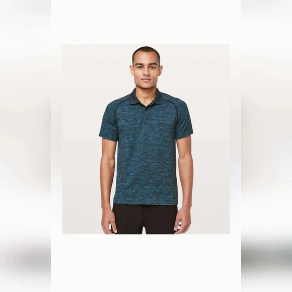 Lululemon Men's Metel Vent Tech Short Sleeve Polo.  M - Picture 1 of 7